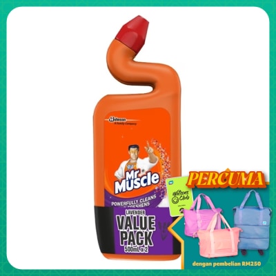 MR MUSCLE Toilet Bowl Clean Lavender 2X500ML