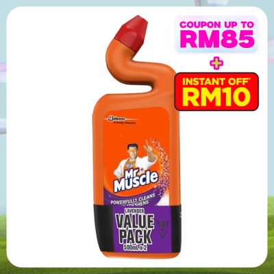 MR MUSCLE Toilet Bowl Clean Lavender 2X500ML