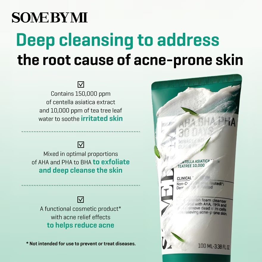 30 Days Miracle Acne Clear Foam 100g image