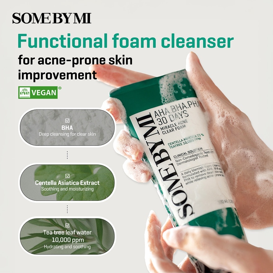 30 Days Miracle Acne Clear Foam 100g