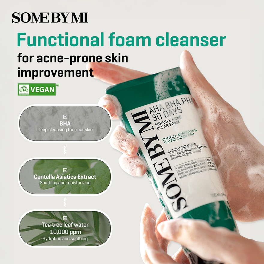 30 Days Miracle Acne Clear Foam 100g image
