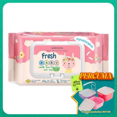 WATSONS - Baby Wipes Fresh Hypoallergenic 90's