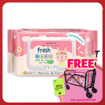 WATSONS Baby Wipes Fresh Hypoallergenic 90's
