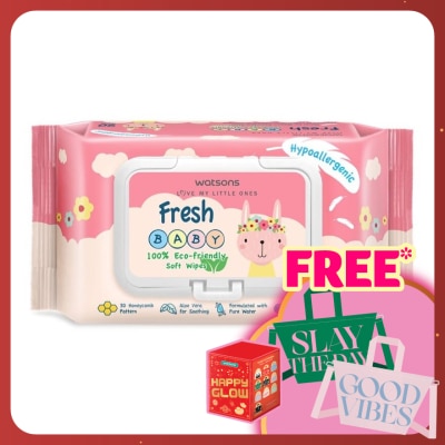 WATSONS Baby Wipes Fresh Hypoallergenic 90's