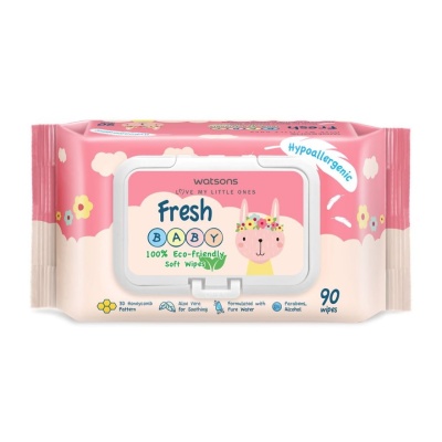 WATSONS - Baby Wipes Fresh Hypoallergenic 90's image