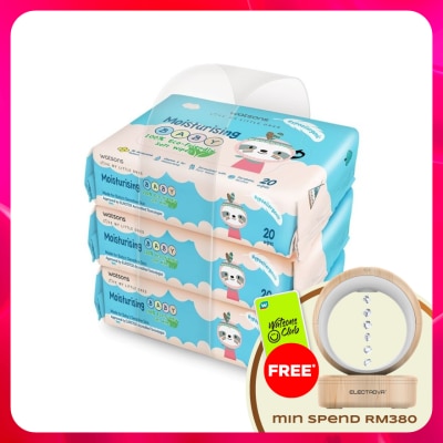 WATSONS - Lotion Baby Wipes 20's x 3