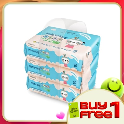 WATSONS - Lotion Baby Wipes 20's x 3