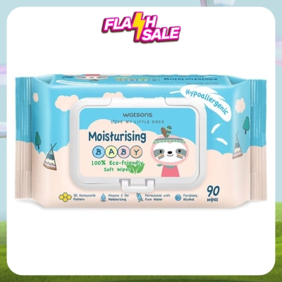 WATSONS Baby Wipes Moisturizing 90's