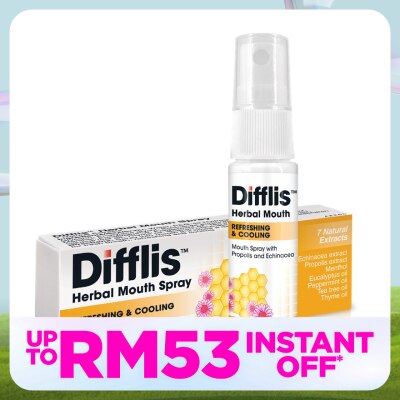 DIFFLIS Herbal Mouth Spray 15 milliliter