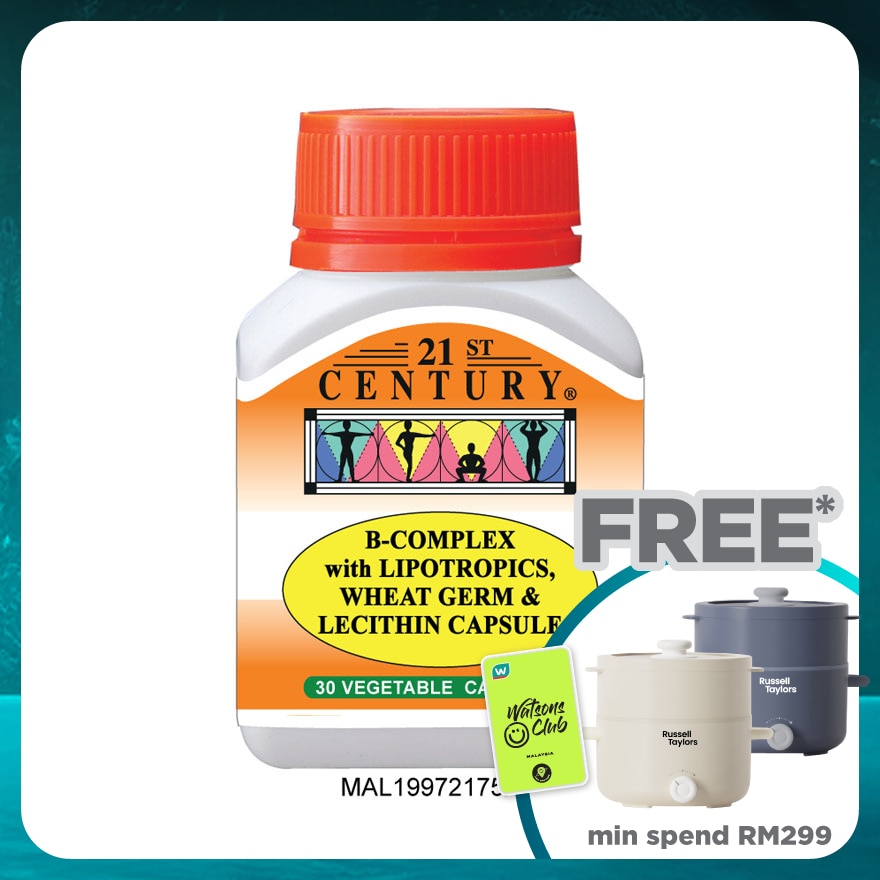 B-Complex Vegetarian Capsule 30's