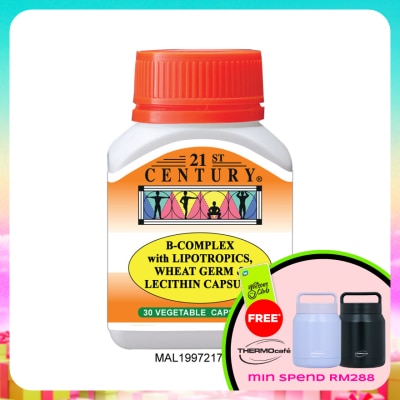 21ST CENTURY - B-Complex Vegetarian Capsule 30's