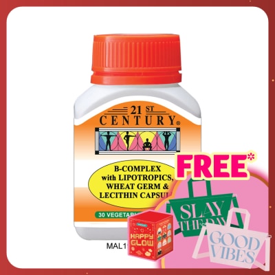 21ST CENTURY B-Complex Vegetarian Capsule 30's