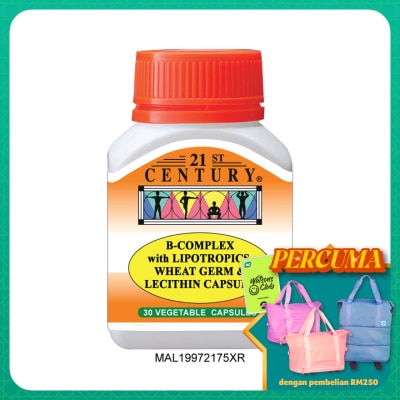 21ST CENTURY - B-Complex Vegetarian Capsule 30's