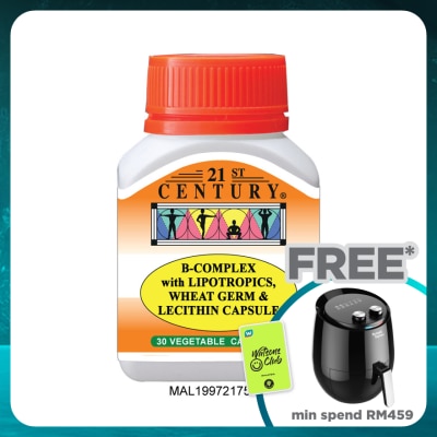 21ST CENTURY B-Complex Vegetarian Capsule 30's