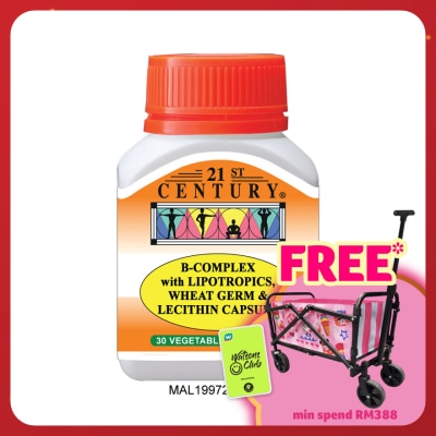 21ST CENTURY B-Complex Vegetarian Capsule 30's