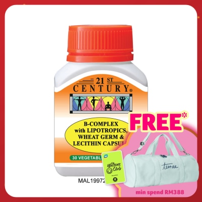 21ST CENTURY B-Complex Vegetarian Capsule 30's