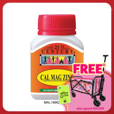 21ST CENTURY Cal Mag Zinc Vegetarian Capsules 30s