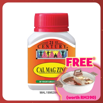 21ST CENTURY Cal Mag Zinc Vegetarian Capsules 30s