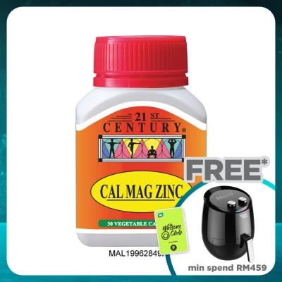 21ST CENTURY Cal Mag Zinc Vegetarian Capsules 30s