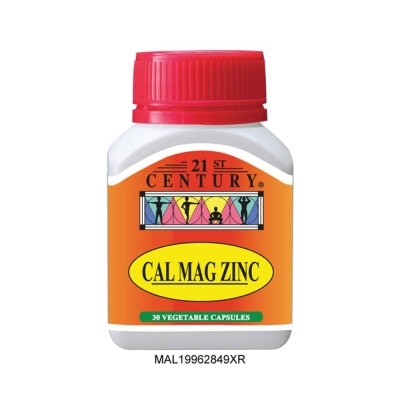 21ST CENTURY Cal Mag Zinc Vegetarian Capsules 30s