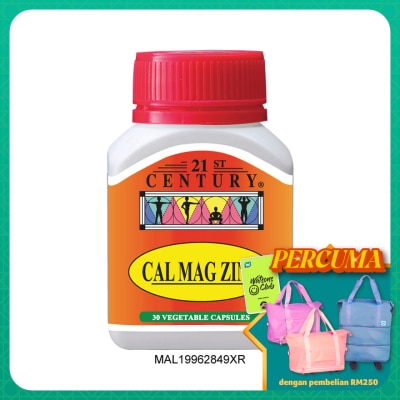 21ST CENTURY - Cal Mag Zinc Vegetarian Capsules 30s