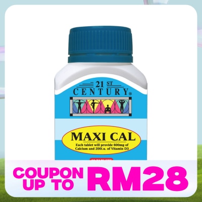 21ST CENTURY Maxi Calcium & Vitamin D3 60s