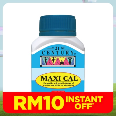 21ST CENTURY Maxi Calcium & Vitamin D3 60s