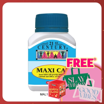21ST CENTURY Maxi Calcium & Vitamin D3 60s