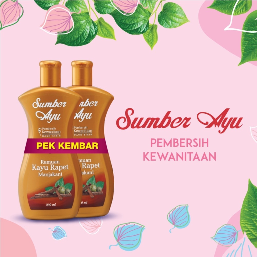 Sumber Ayu Feminine Wash Kayu Rapet 2X200ml