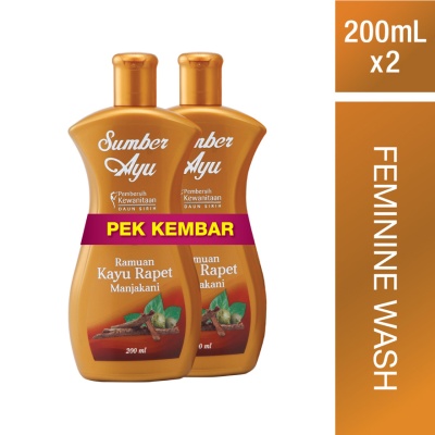 SUMBER AYU - Sumber Ayu Feminine Wash Kayu Rapet 2X200ml image