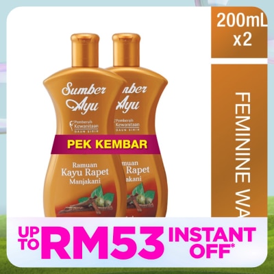 SUMBER AYU Sumber Ayu Feminine Wash Kayu Rapet 2X200ml