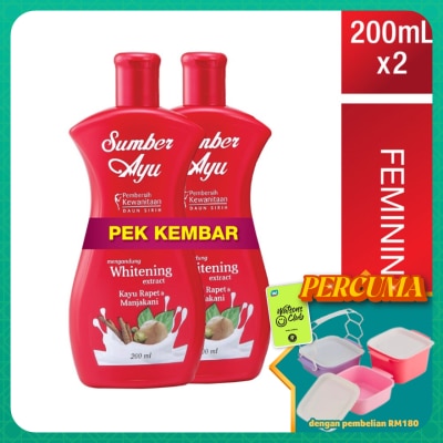 SUMBER AYU - Sumber Ayu Feminine Wash Whitening 2X200ml