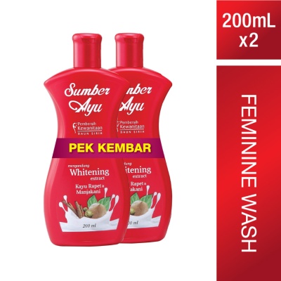 SUMBER AYU - Sumber Ayu Feminine Wash Whitening 2X200ml image