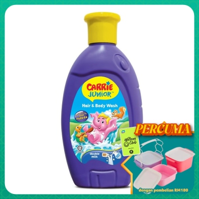 CARRIE JUNIOR - Hair & Body Wash Double Milk 280g