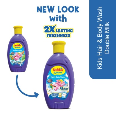 CARRIE JUNIOR - Hair & Body Wash Double Milk 280g image