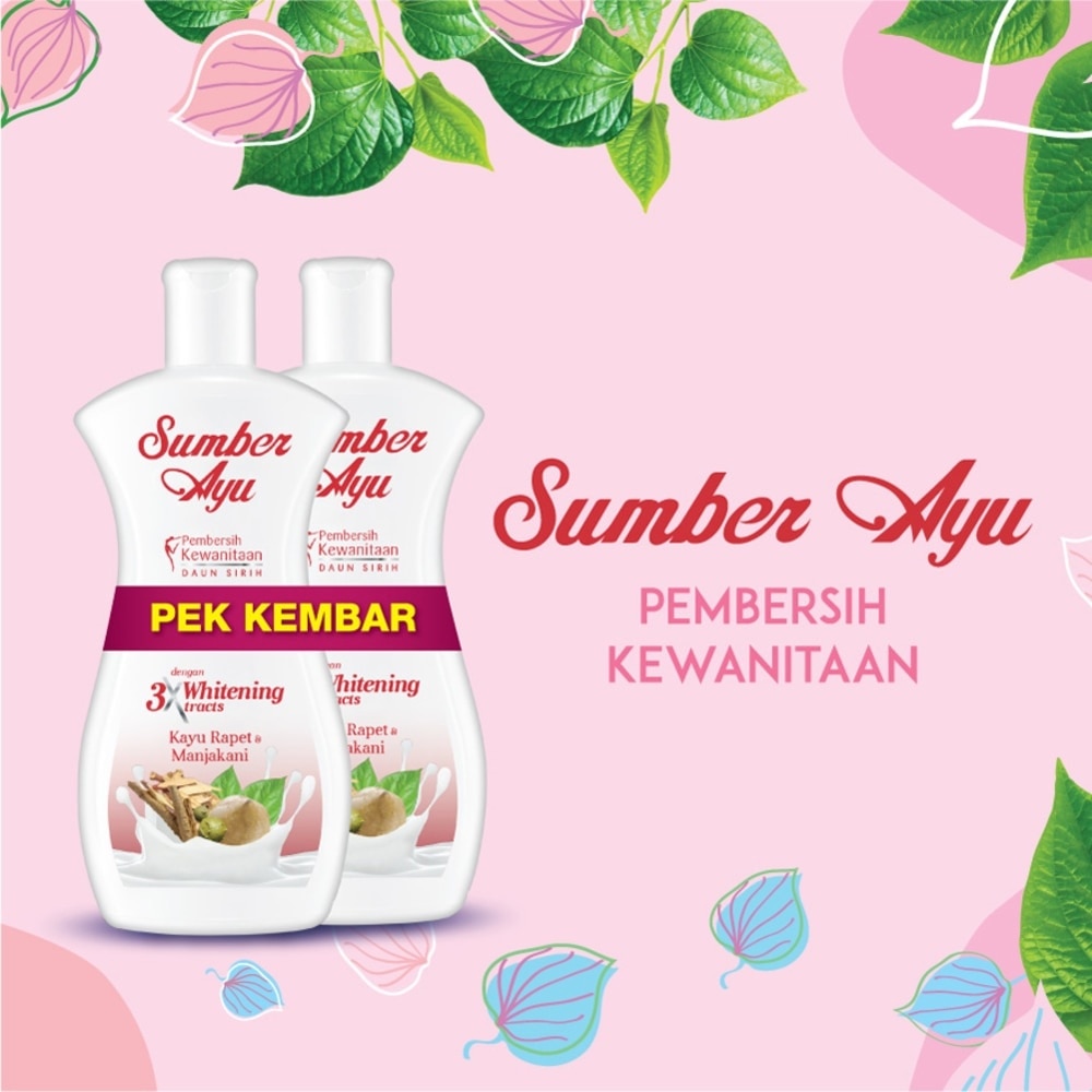 Sumber Ayu Feminine Wash Triple Whitening 2X200ml