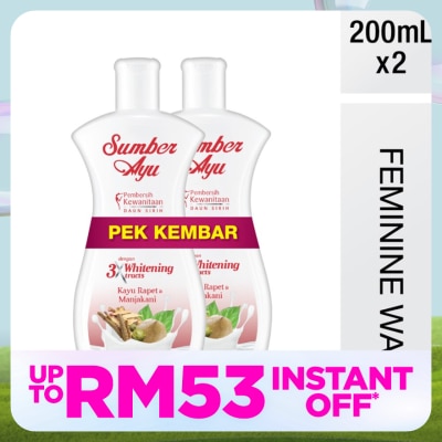 SUMBER AYU Sumber Ayu Feminine Wash Triple Whitening 2X200ml