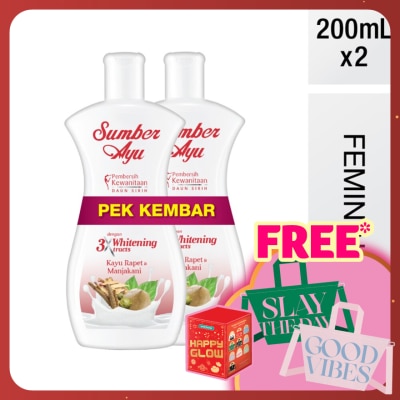 SUMBER AYU Sumber Ayu Feminine Wash Triple Whitening 2X200ml