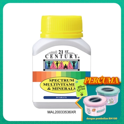 21ST CENTURY Spectrum Multivitamins & Minerals 30's
