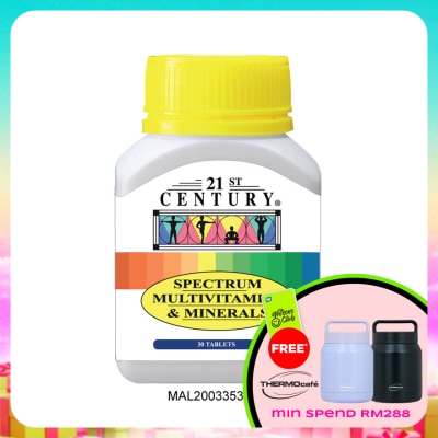 21ST CENTURY - Spectrum Multivitamins & Minerals 30's