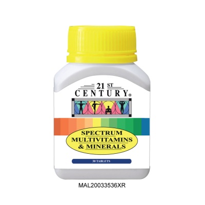 21ST CENTURY - Spectrum Multivitamins & Minerals 30's image