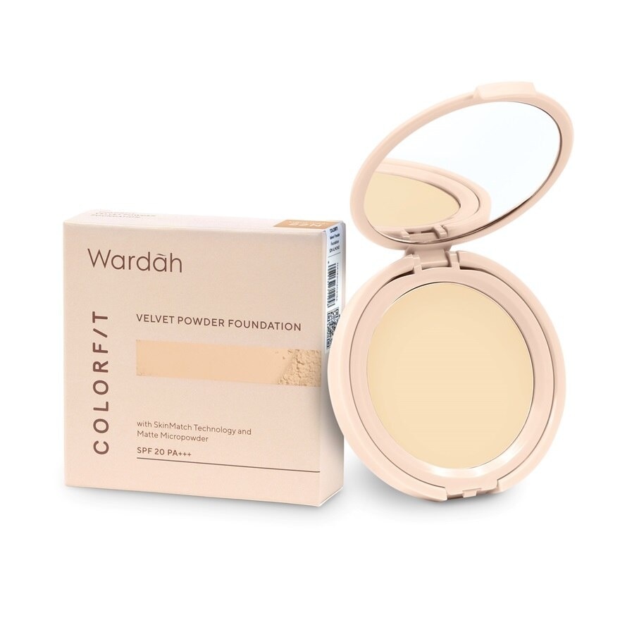 Clrfit Velvet Powder Foundation 22N Light Ivory