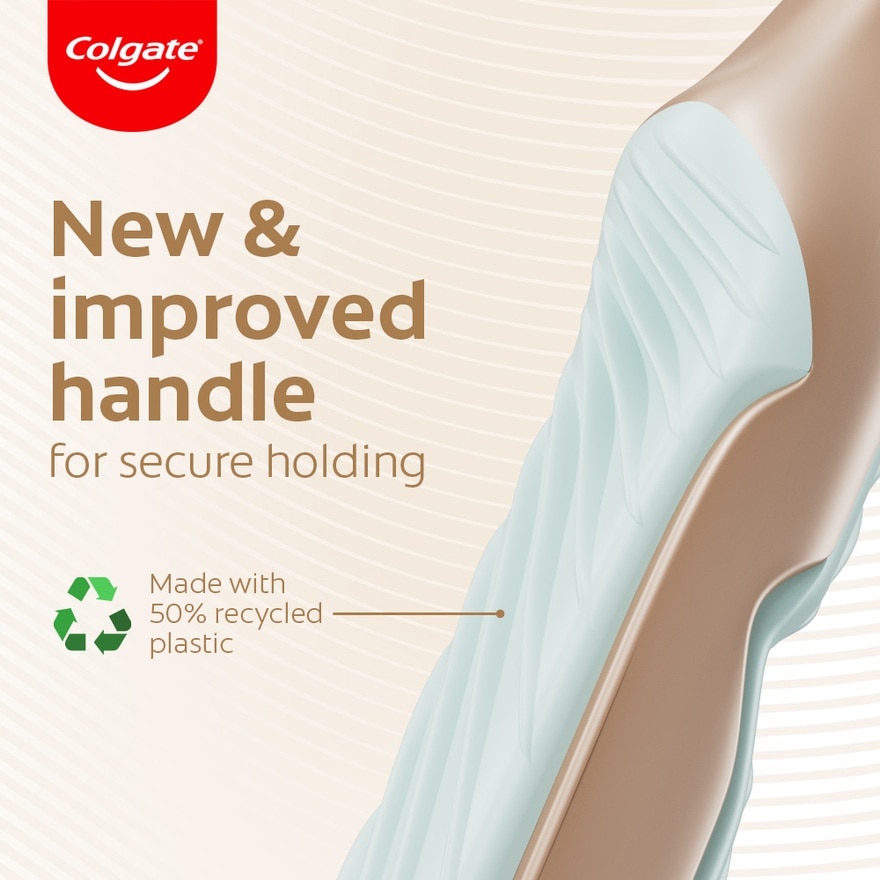 SlimSoft CharcoalGold Toothbrush (Ultra Soft) 3s