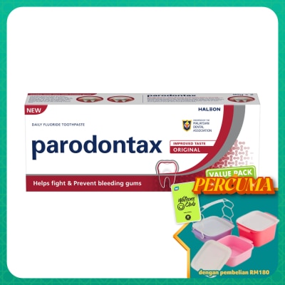 PARODONTAX - Original Toothpaste 2 x 90g Foc Toothbrush