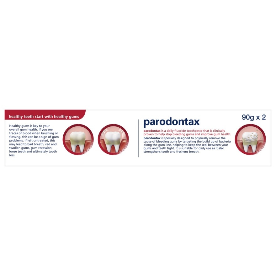 Original Toothpaste 2 x 90g Foc Toothbrush