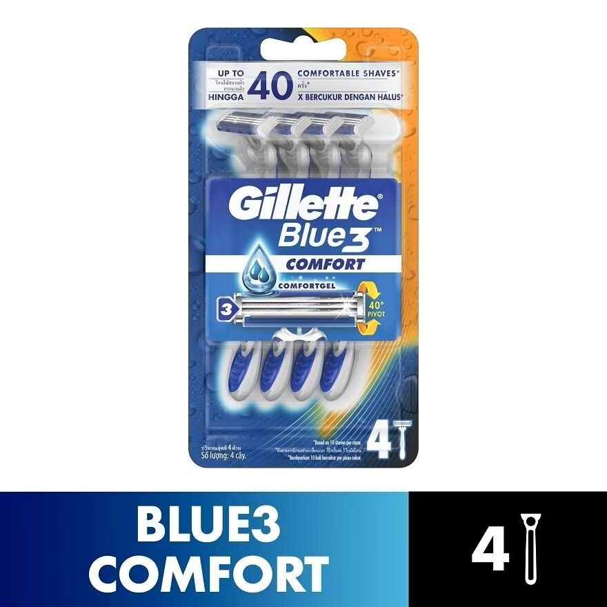 Blue3 Comfort Sensitive Disposable Razor 4's