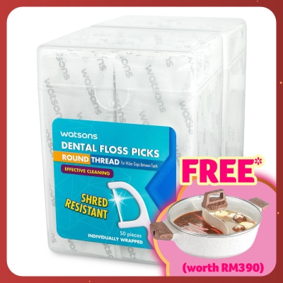 WATSONS Round Thread Dental Floss (Individual Wrapped)
