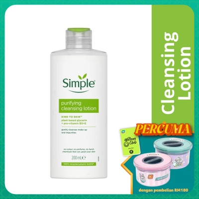 SIMPLE Kind to Skin Putifying Cleansing Lotion 200ml