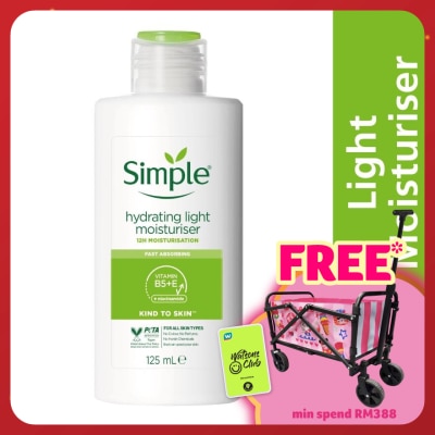 SIMPLE Kind to Skin Hydrating Light Moisturiser 125ml