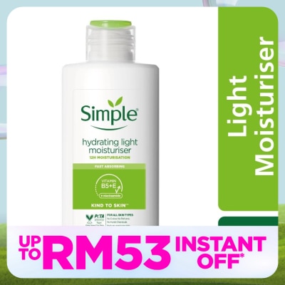 SIMPLE Kind to Skin Hydrating Light Moisturiser 125ml